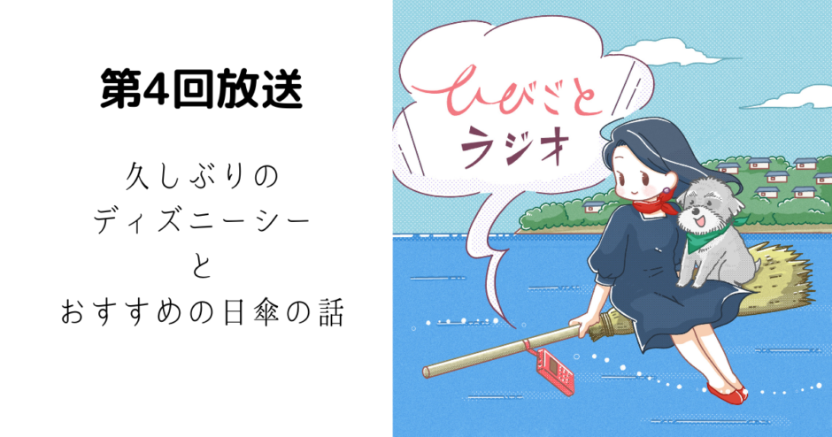 第4回 久しぶりのディズニーシーとおすすめの日傘の話 ひびごとブログ